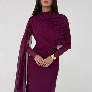Elegant Purple Evening Dress